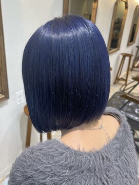 コレット 大宮(collet) ネイビーブルー/ブリーチカラー