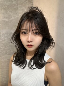 ロンド ルージュ 銀座店(Lond rouge) 髪質改善縮毛矯正レイヤーカット顔周り前髪韓国ミニウルフ/銀座