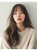 *オリーブグレージュ レイヤーカット梅田*