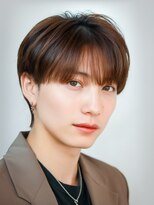 オーシャントーキョー サニー 原宿(OCEAN TOKYO Sunny)&nbsp;フェザーパーマセンターパートニュアンスパーマ韓国マッシュ黒髪