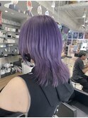 パープル/ウルフカット/ウルフヘア