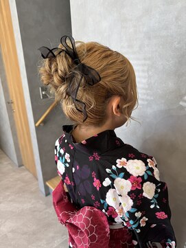 ラニ(Lani) 浴衣着付け/高めお団子/セミロング