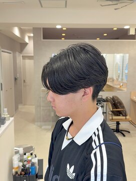 メレ 仙台(Mele) 仙台メンズカット/センターパート/ニュアンスパーマ