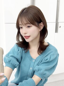 アマトウキョウスマートサロン(AMA TOKYO×Smart Salon) くびれレイヤー/顔まわりカット/レイヤーカット/小顔ヘア