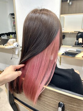 トト 船橋店(toto.) ◇インナーピンクくすみベージュフェイスフレーミング[船橋]