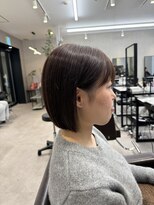 フォト 武蔵小杉(foto) 暗めカラー/韓国風巻き/髪質改善/ワンレンボブ/ミニボブ