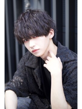 ヴェイン 渋谷(vain) 無造作髪型ショート渋谷パーマメンズ