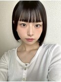 シンプル美シルエットボブ