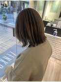 表面白髪ぼかし/プレイングカラー/似合わせベージュ/吉祥寺