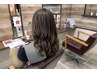 【女性限定】☆乾かすだけで巻き髪に☆　コテ巻きパーマ ￥22000→￥19800