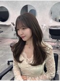 韓国レイヤーカット/シアーベージュ【佐藤詩門】