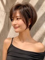 シー バイ ロンド 新宿(Sea by Lond)&nbsp;【福島】アースカラー耳かけくびれヘアショートボブ新宿