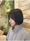 ミニボブ 切りっぱなしボブ 顔まわりカット 似合わせ