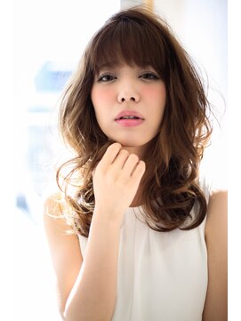 オーシャン(Ocean) [OCEAN Hair&Life]グレージュ×ゆるふわフェミニンカール☆