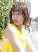 ミニボブ 流しバング エアリーあ