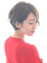 ヘアーサロン ラフリジー(Loufreasy) オトナ★前下がりショートボブ