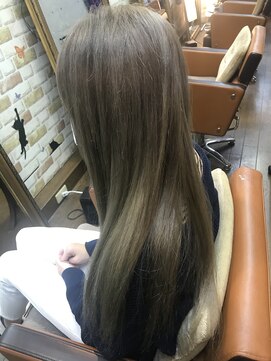 ヘアメイク シュガー(hair＆make sugar) サロンスタイル オリーブアッシュ(ブリーチ無し)