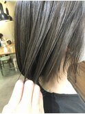 【Devellope.】千葉担当　カーキアッシュ　赤味消しカラー　ボブ