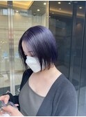 ボブ×ラベンダー