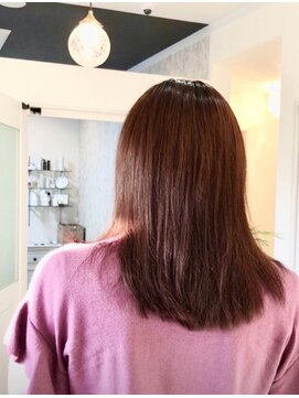 レヴィア 神栖店(revia) 綺麗色イルミナカラーで艶髪ロング[神栖/髪質改善/ヘッドスパ]