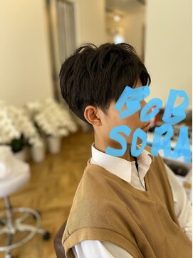 ボブソラ(BOB SORA) センターパートマッシュ