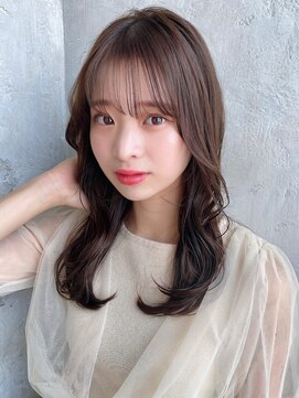 アフロート ルヴア(AFLOAT RUVUA) るなstyle セミロングレイヤー 柔らかモテstyle 20代30代40代