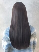 アルバム 渋谷パルコ(ALBUM) ブラウンストレート_チェリーブラウンフェミニンロング_ba435161