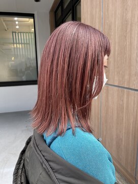 ヘアーメイクオズ(hair make O/S) 加工なし！春☆ピンクシャーベット☆ヘアーメイクオズ金あゆみ