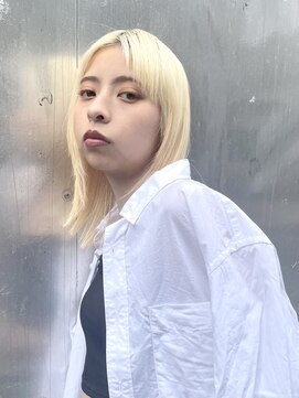 ココ 原宿(KOKO) #大人ガーリー#ダークアッシュ#ミディアムレイヤーカット