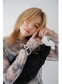 ★大人可愛いふんわりカールミストバング外国人風カラー_☆≡