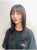 ★小顔に見えるシンプル顔まわりレイヤー★