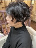 ハンサム女子のオシャレパーマ