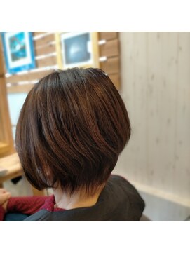 ラグナ ヘアー ホーム(LAGUNA hair home) ☆グラショート×レッドブラウン☆
