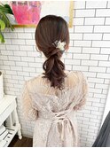 ＊THE  RIRE.  結婚式お呼ばれ×ポニーテールアレンジ＊
