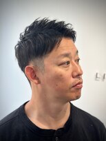 リバティシェアバーバー 銀座(LIBERTY SHARE BARBER) 【爽やかイケメン♪】アップバングサマーショート