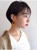 Say.マッシュショートぱっつん前髪黒髪くびれショート表参道青山