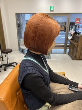 ネイロ 錦糸町(NeiRo) 魅力倍増カールセミディシアーカラーダークアッシュショートヘア