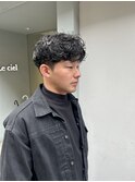 韓国メンズヘア/ダウンパーマ/マッシュ/パーマ