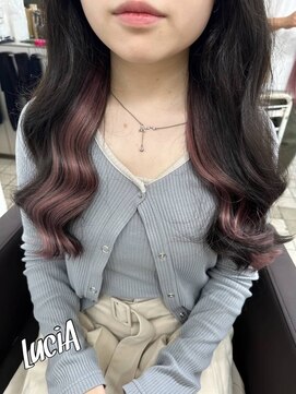 ルシア 京都四条河原町烏丸(LuciA) 【レミー100%/54cm】シールエクステ×インナー×レイヤーカット