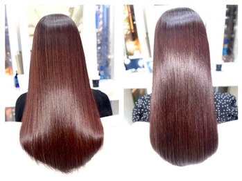 シーズンズ バイ マーブルズ(seasons by marbles)の写真/最新ヘアケア成分でさらに進化した髪質改善、トリートメントたっぷりの縮毛矯正ができます♪
