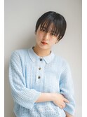 暗髪ショート