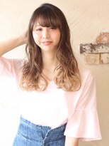 ソース ヘア アトリエ 京橋(Source hair atelier)&nbsp;美髪♪グラデーションカラー×ゆるふわ巻き