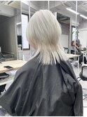 イメチェン/レッドブラウン/フルバング/似合わせカット/海老名駅