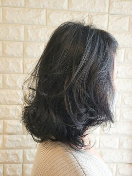 松本平太郎美容室 国立店 50代60代70代×ミディアムレイヤー×サイエンスアクア×ヘナ