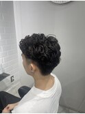 アップスタイル／ツイストパーマ／無造作