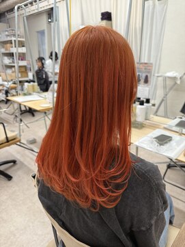 フルールバイアヴァンスクロス(Flulu by avance. cross) オレンジカラー、レイヤーカラー、東梅田