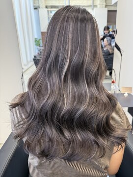 ノード(NODE) 栄黒髪垢抜けレイヤーロングスタイル