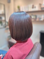 ミュウ(mieux)&nbsp;スタンダードボブ×ボルドーブラウン