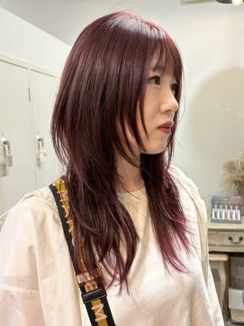 ロッカ(ROCCA) くびれレイヤーボルドーデザインカラー