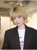 顔周りレイヤー/ダブルカラー/髪質改善/ケアブリーチ万代新潟◇